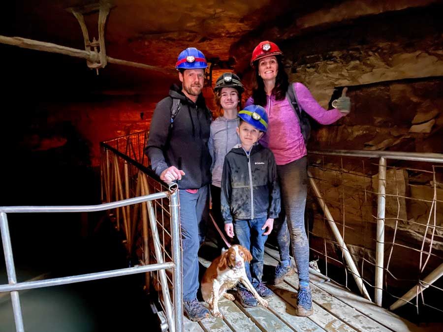 people having fun cave tours